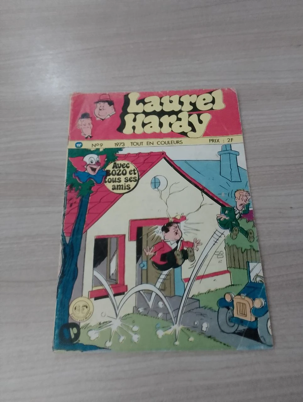 Laurel et  Hardy, n° 9, 1973, avec Bozo et tous ses amis